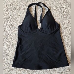 Old Navy Tankini Black Swim Halter Top Medium